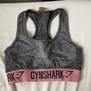 Gray Gymshark Flex Sports Bra
